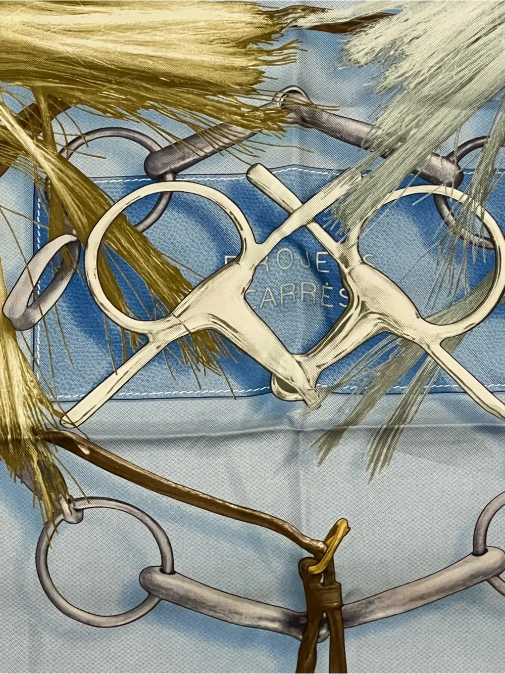 Hermès Projets Carrés Silk Twill Scarf